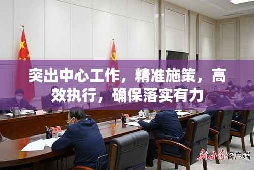 突出中心工作,精准施策,高效执行,确保落实有力