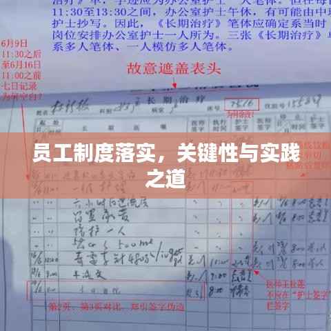 员工制度落实,关键性与实践之道